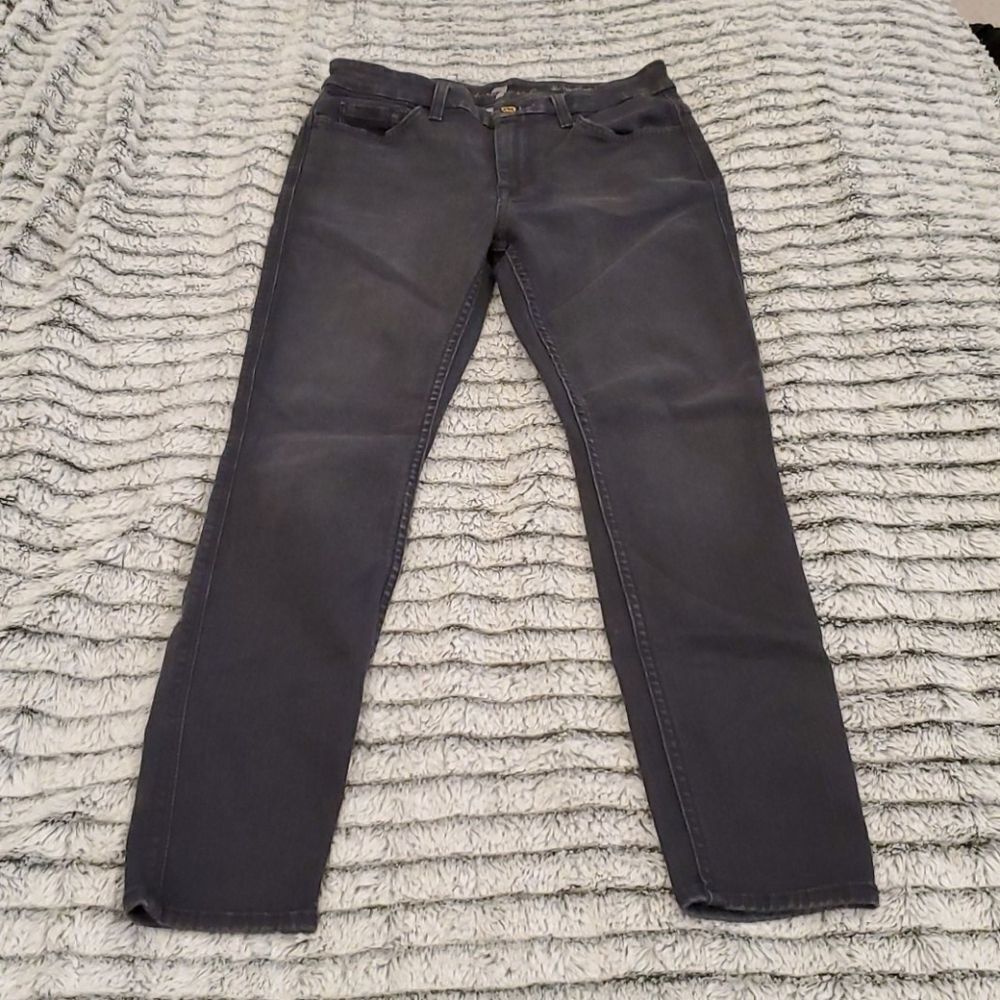7 for all mankind hi-waist skinny ankle jeans Size 27!